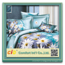 bed linen 3d/chenille fabric bedding/3d bed sheet set